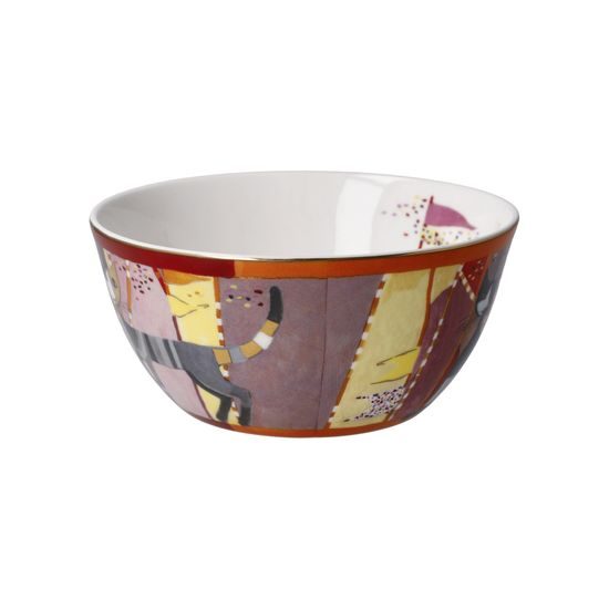 Bowl R. Wachtmeister - Sottosopra, 15 / 15 / 7 cm, Fine Bone China, Cats Goebel