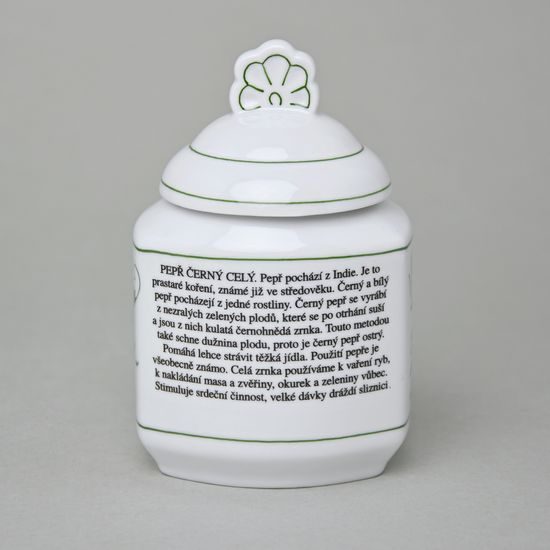 Spicebox 0,20 l, Green Onion Pattern, Cesky porcelan a.s.