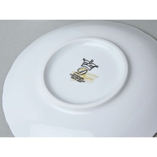 Cup 175 ml and saucer coffee, Opera GOLD inside, Cesky porcelan a.s.