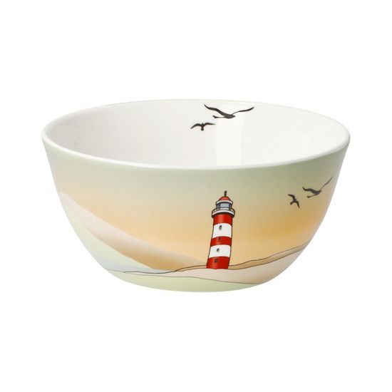 Bowl Lighthouse 15.00 / 15.00 / 7.00 cm, fine bone china, Goebel Scandic home