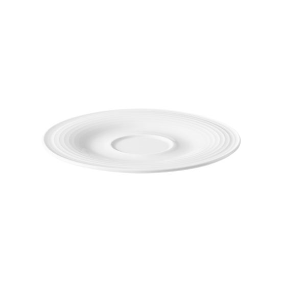 Saucer 13,5 cm, Beat white, Seltmann Porcelain