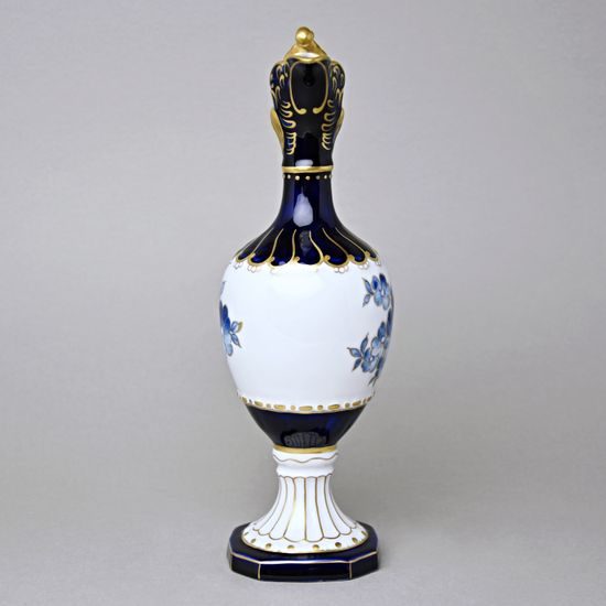 Vase Amphora 30 cm, Isis + Blue flowers, Vases Duchcov (Royal Dux Bohemia)