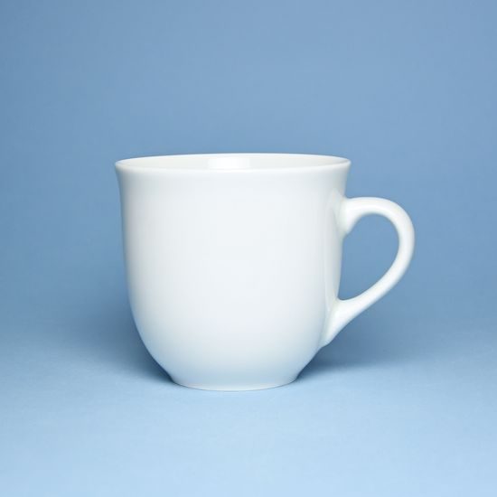 Hrnek Mirek 400 ml, Bílý porcelán, Český porcelán a.s.