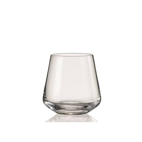 Sandra 290 ml, glass for whisky, rum, cognac, 6 pcs., Bohemia Crystal