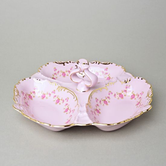 Cabaret 3 pcs. 23 cm, dekor 158, Leander, rose china