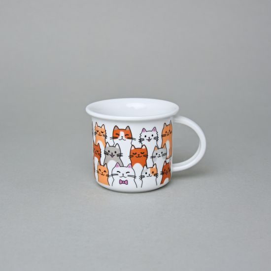 Hrnek Tina mini 100 ml, Kočky, Český porcelán a.s.