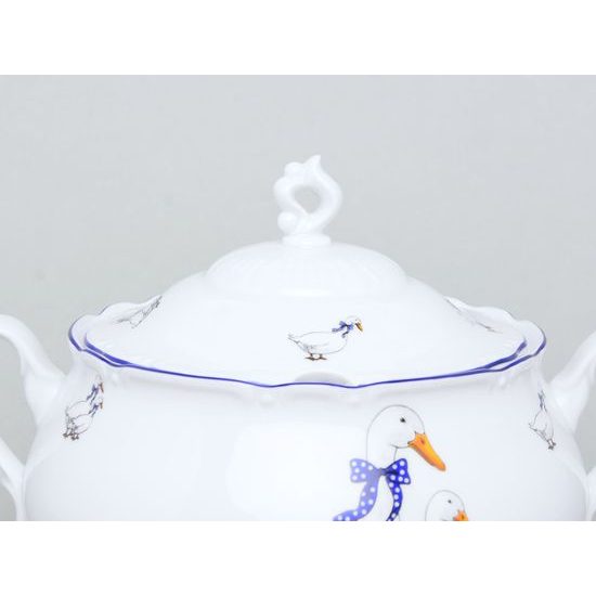 Constance Goose, Soup tureen 2,3 l, Thun 1794, Carlsbad porcelain