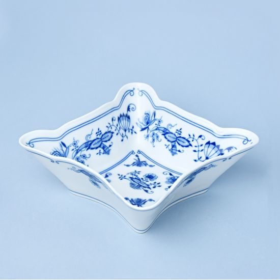 Blue Onion: Bowl square 17 cm, Leander Loučky