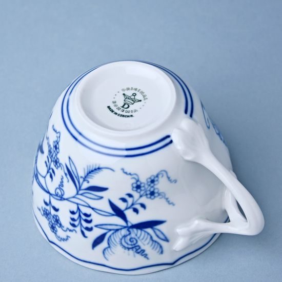 Šálek vysoký C 250 ml na větší čaj a kafe, Cibulák, originální z Dubí, 2. j.