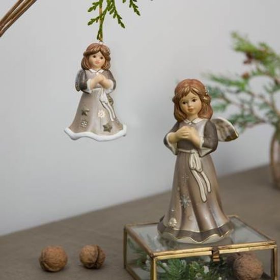 Annual angel 2024, 8,5 / 7,5 / 16 cm, stoneware, Goebel