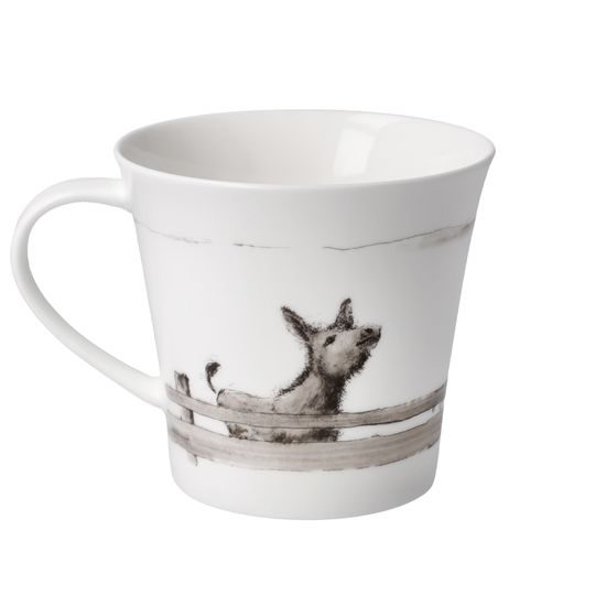 Cup Jolly Fellows 350ml, Fine Bone China, P. Schnellhardt, Goebel