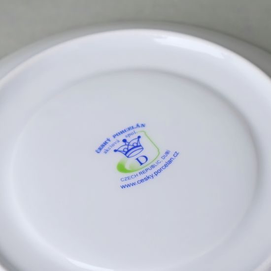 Saucer Lucas for Karel mug 0,27 l, Lily of the valley, Český porcelán a.s.