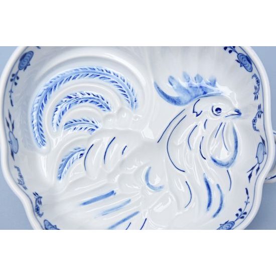 Baking form Easter Cock 27 cm, Original Blue Onion Pattern