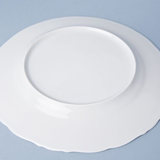 Talíř klubový/mísa mělká 30 cm, Ophelia bílá, Thun 1794