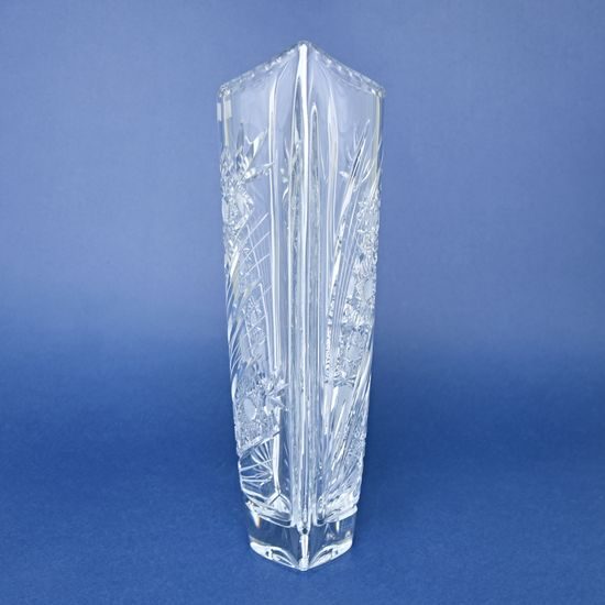 Crystal Hand Cut Vase, Orbit, 305 mm, Crystal BOHEMIA