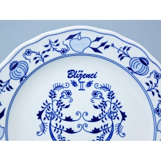 Plate dining 24 cm, Gemini, (wall plate too), Original Blue Onion Pattern