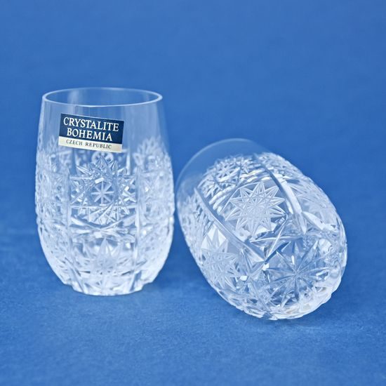 Křišťálové likérky (panáky) broušené 6 ks, 500PK, 50 ml Crystal BOHEMIA