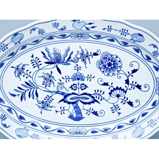 Oval dish 43 cm, Original Blue Onion Pattern