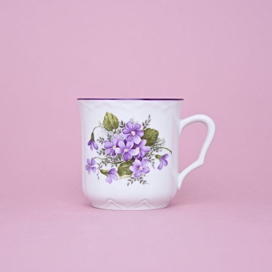 Mug Karel 0,27 l, Violet, Cesky porcelan a.s.