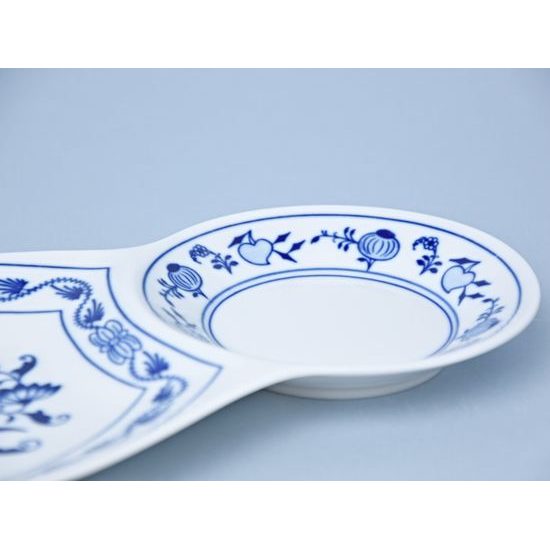 Breakfast platter 29,8 x 16,7 cm, Original Blue Onion pattern (Q2)