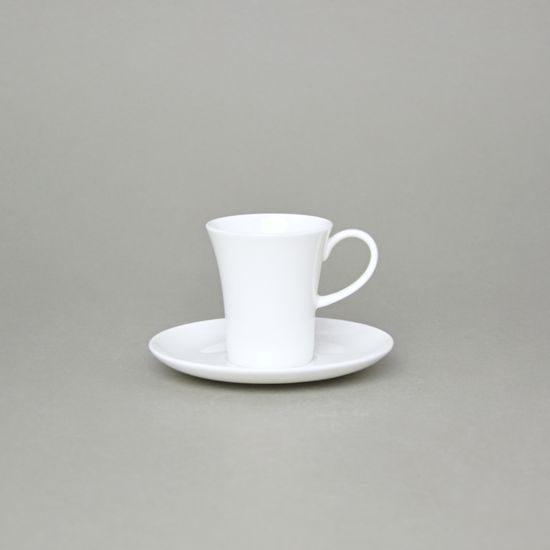 Šálek espresso 100 ml, 8 / 6 / 6,5 cm, jemný kostní porcelán Kaiser