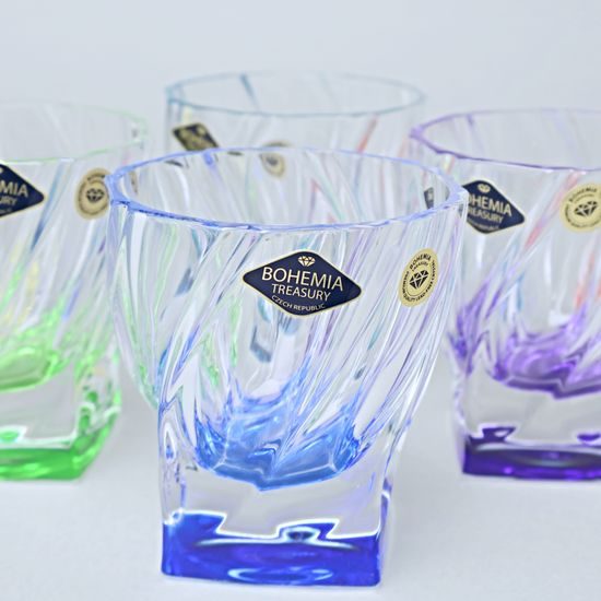 PONTI - Harlequin, Whiskey glasses, set 6pcs., 320 ml, Bohemia Treasury