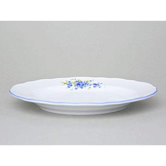 Plate dining 24 cm, Forget-me-not, Český porcelán a.s.