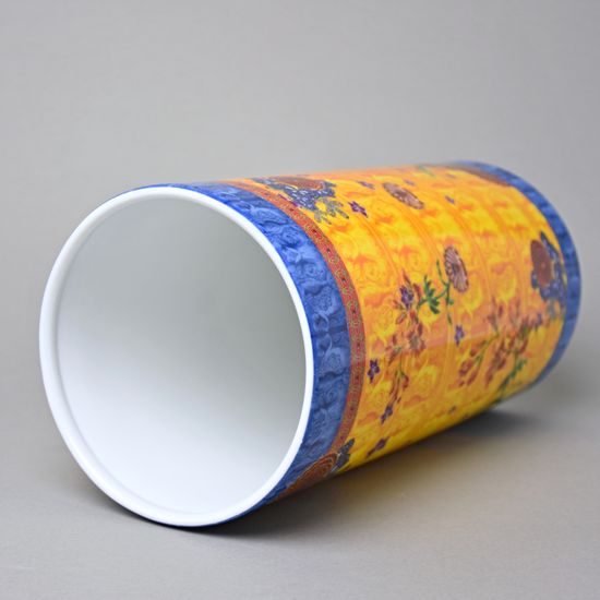 Vase Yellow Cylinder Shape 14,5 x 30 cm, Foulard, Lamart: Palais Royal