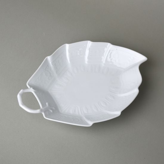 Dish Leaf 27 x 20 x 4 cm, Rose, Stará Role Moritz Zdekauer