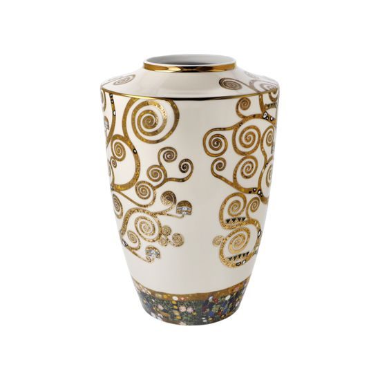 Váza Strom života, 16 / 16 / 24 cm, porcelán, G. Klimt, Goebel