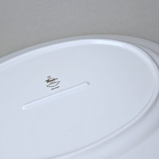 Dish oval flat 32 cm, Thun 1794, karlovarský porcelán, OPÁL 80144
