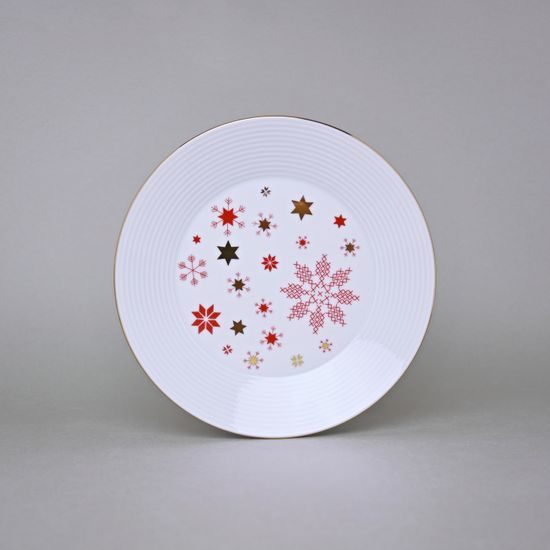 Vánoční Lea: Talíř dezertní 19 cm, Thun karlovarský porcelán