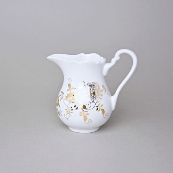 Creamer 250 ml, Golden Onion Pattern, Český porcelán from Dubí