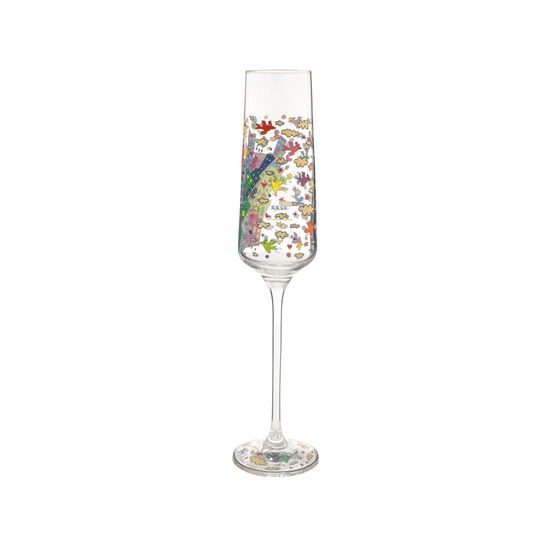 Champagne glass My NYC Night 200ml, glass, J. Rizzi, Goebel