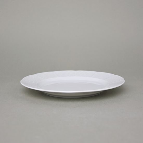 Plate dessert 19 cm, Thun 1794 Carlsbad porcelain, Natalie white