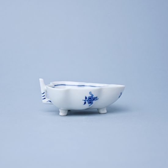 Cukřenka list na nožkách 10,8 cm, Cibulák, originální z Dubí