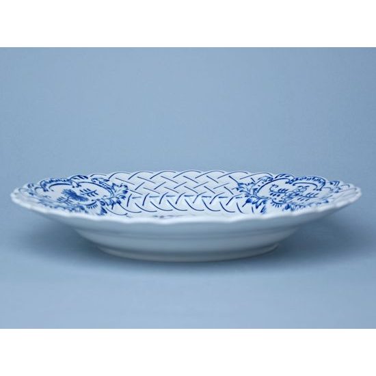 Talíř reliéfní 27 cm, Cibulák, originální z Dubí