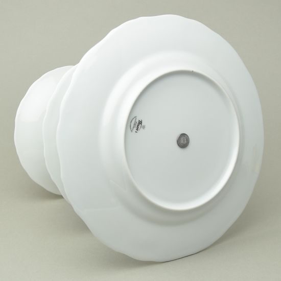 Etažer talířový 34 cm, Marie Louise 8800501 zlato + zelená Thun 1794, karlovarský porcelán