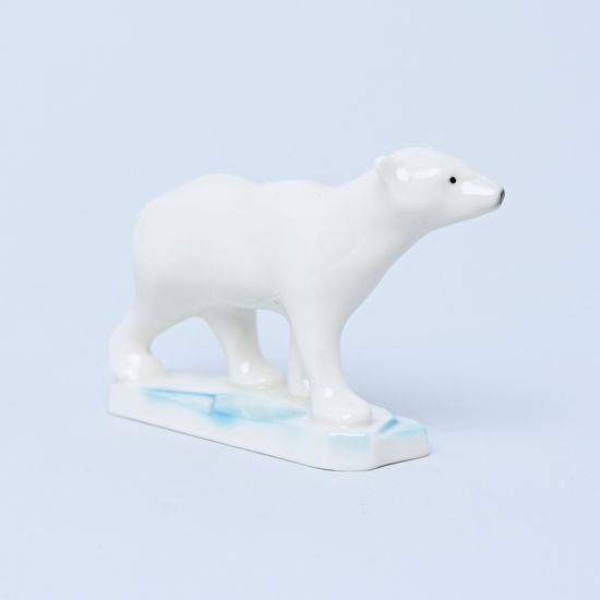Polar bear 9,5 x 2,5 x 6,5 cm, Kati Zorn, Unterweissbacher porcelain