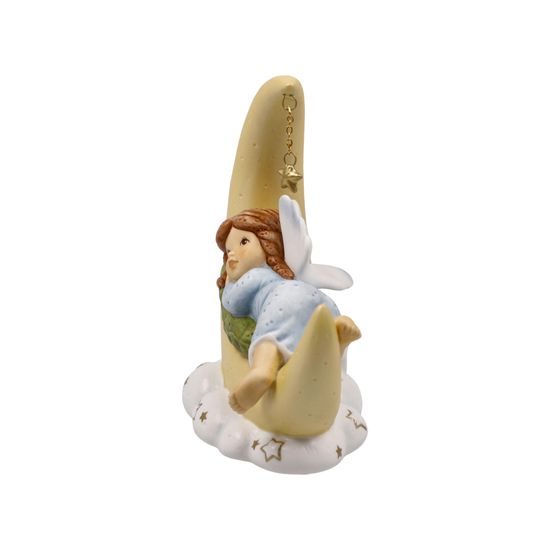 Guardian Angel Cozy Moon Night 11 / 5,5 / 11 cm, porcelain, Nina & Marco, Goebel