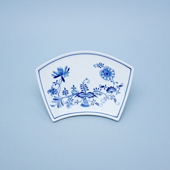 Bowl Fan / flat 19,5 x 13 cm, Original Blue Onion Pattern