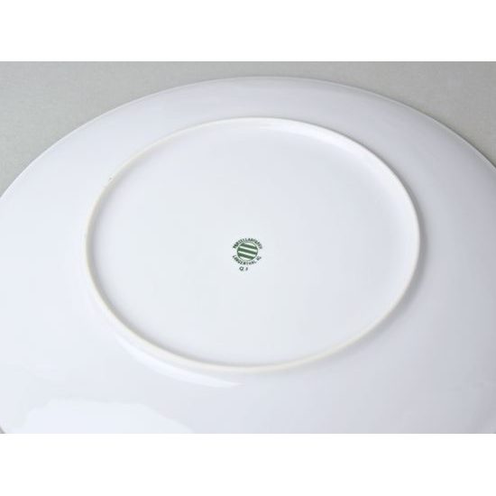 Cake Plate 30 cm, Rain (Brown-Yellow), G. Benedikt 1882