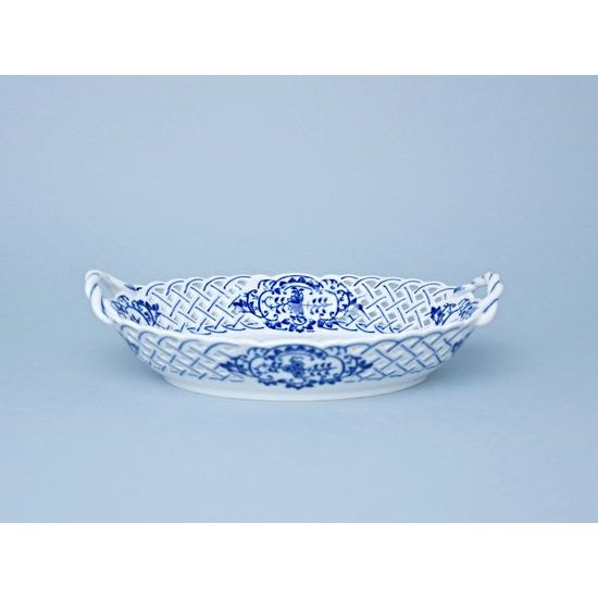 Košík prolamovaný 24 cm, Cibulák, originální z Dubí