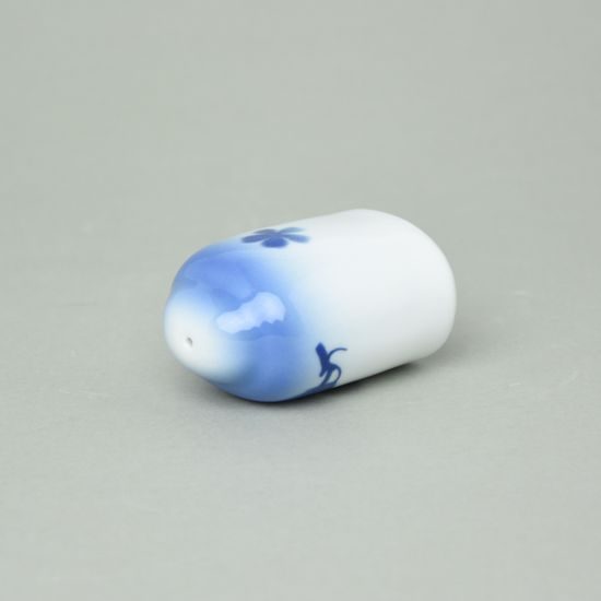 Pepper shaker, Thun 1794 Carlsbad porcelain, BLUE CHERRY