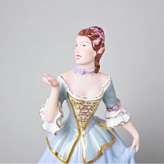 Lady Rococo 17 x 12,5 x 31,5 cm, Luxor, Porcelain Figures Duchcov