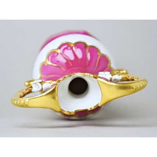 Váza AMFORA dvouuchá 28,5 x 13 x 10 cm, Purpur, Vázy Duchcov