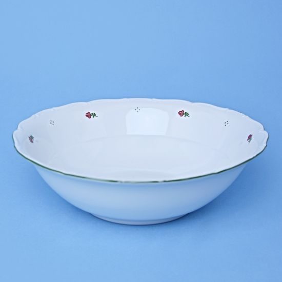 Mísa 26 cm, Verona červený kvítek + zelená, G. Benedikt 1882