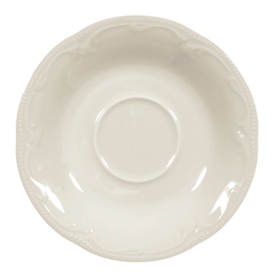 Saucer 15 cm, Rubin Cream, porcelán Seltmann