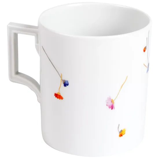 Hrnek Henkel 89 mm 0,25 l, drobné kvítí, Míšeňský porcelán