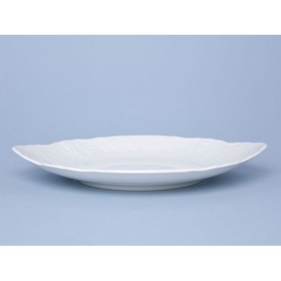 Frost no line: Cake plate 27 cm, Thun 1794 Carlsbad porcelain, BERNADOTTE